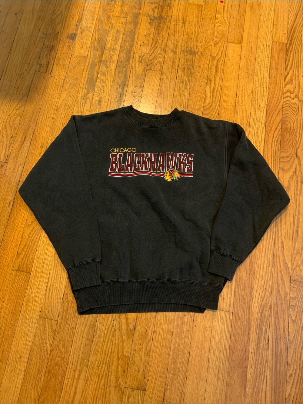 Vintage 90s NHL Chicago Blackhawks Pullover Crewneck Sweater